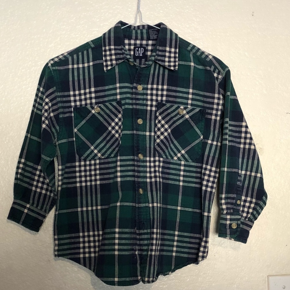 Gap Vintage BOYS plaid shirt
